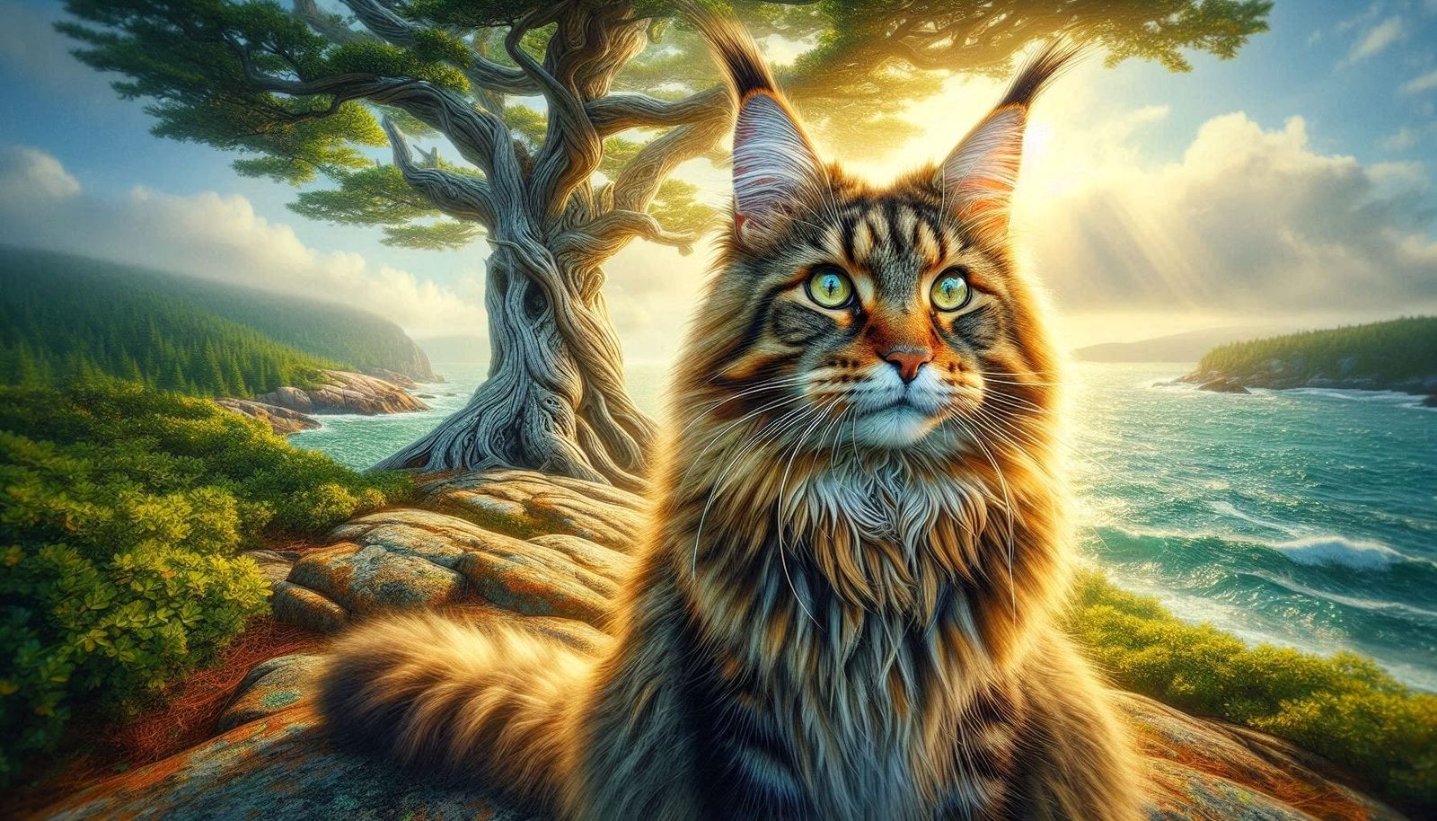 Large MaineCoon cat