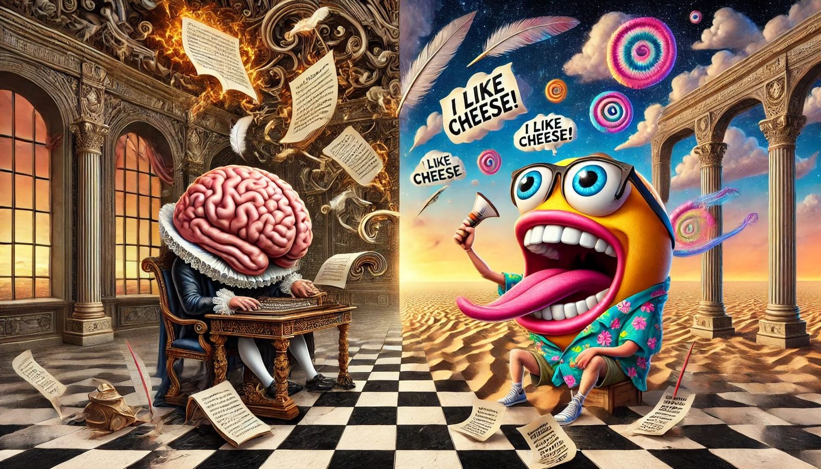 Brain vs Mouth: Prefrontal Cortex vs. Phonetic Chaos: An Ill...