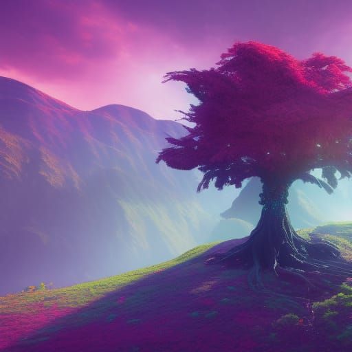 rainbow tree