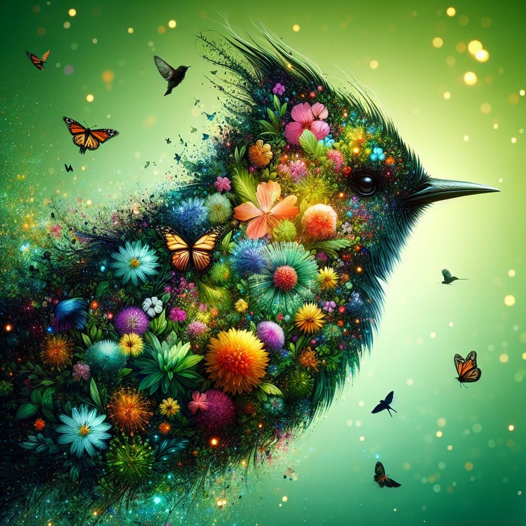 Garden Songbird  by @Yanciepants