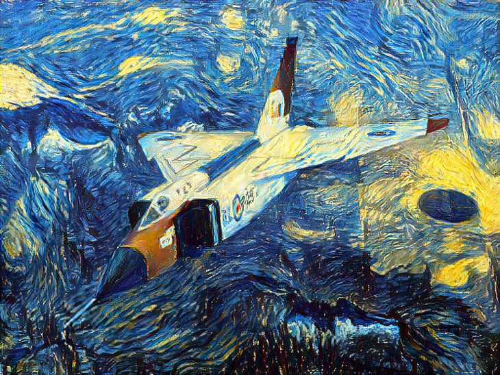 Starry Night Avro Arrow