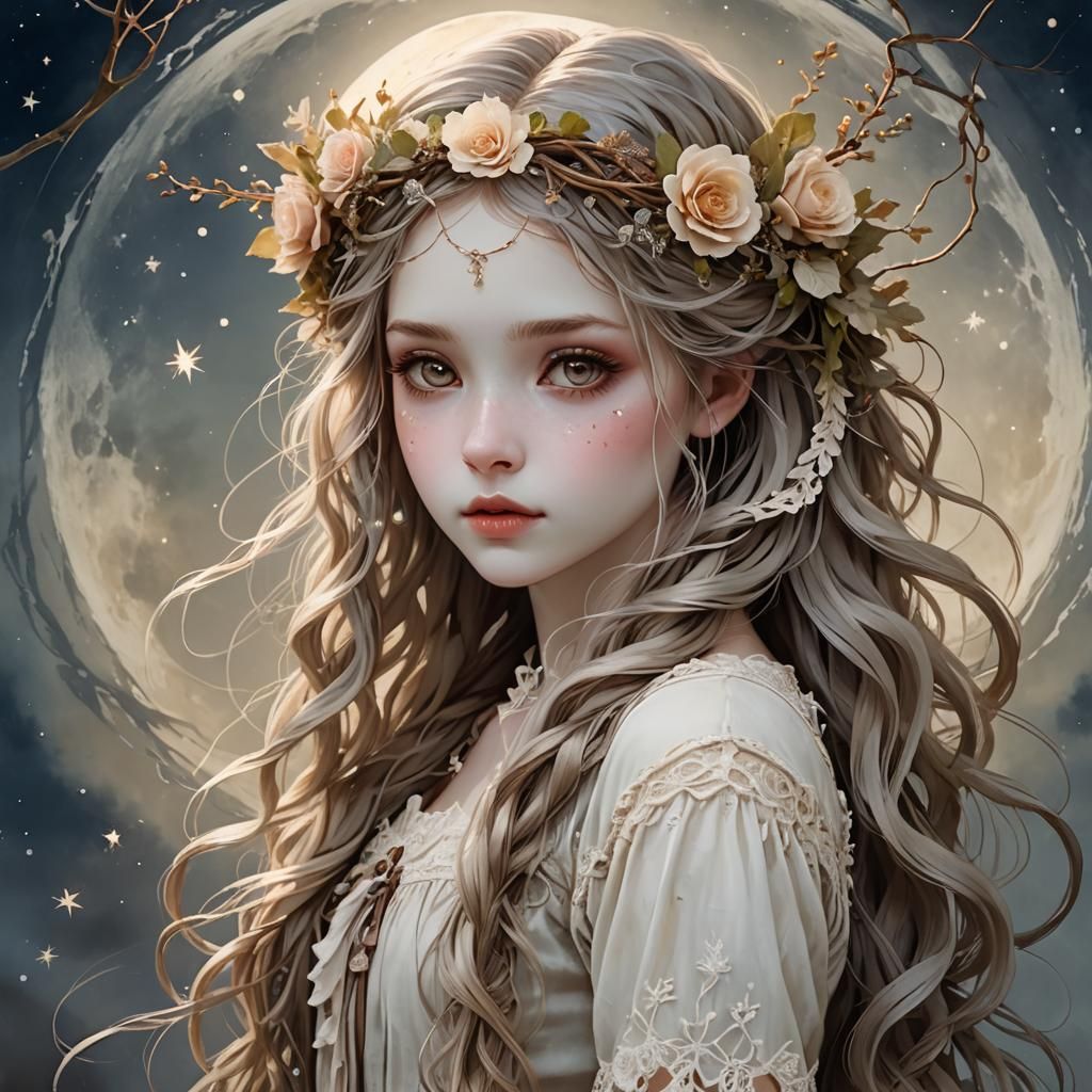 Moonlit Beauty   by @Fritholf