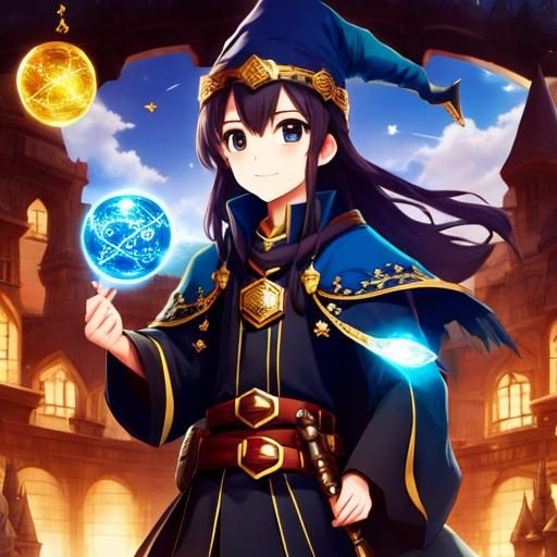 A sorceress <lora:Chibi Charm AC50:1.0> 