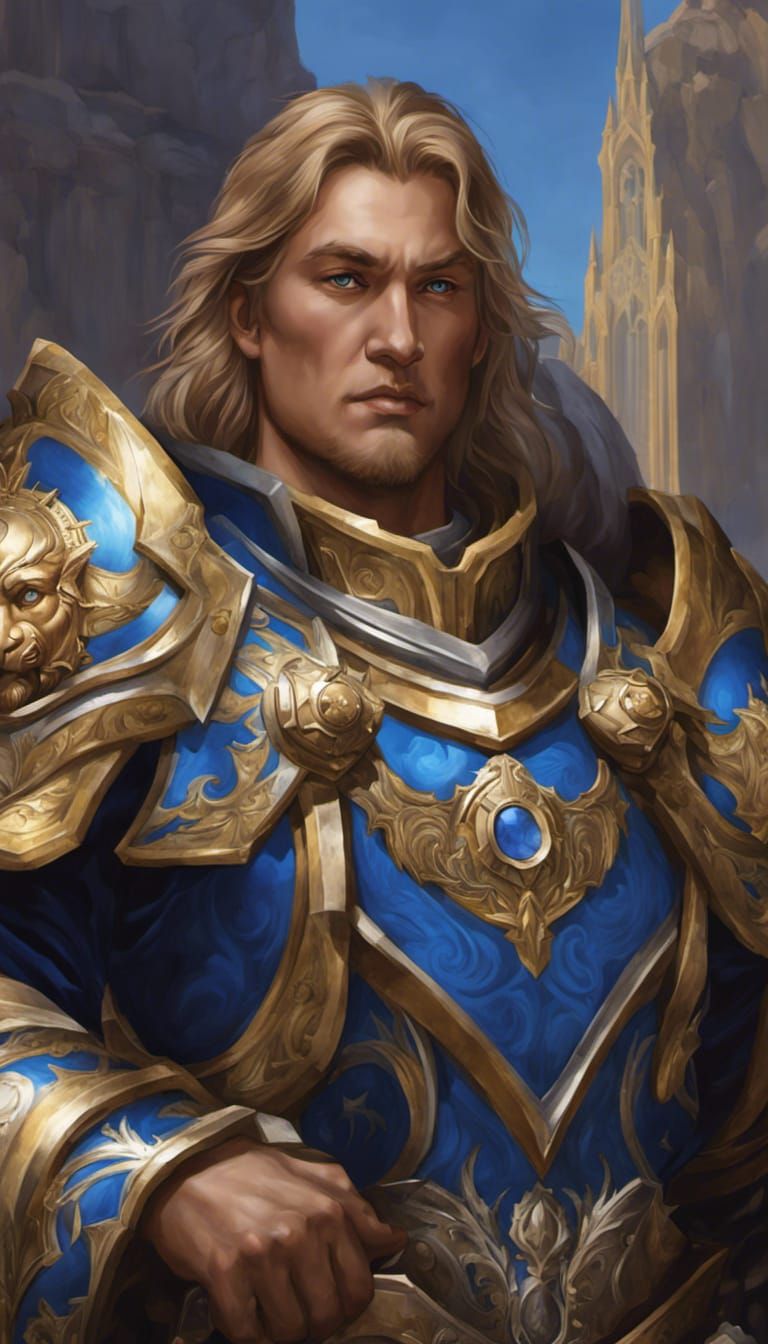 King Anduin Wrynn - AI Generated Artwork - NightCafe Creator