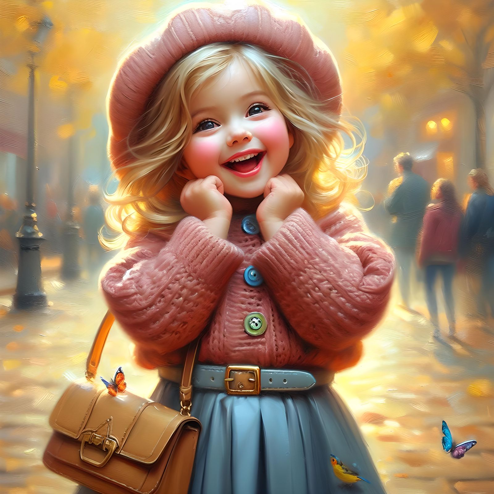“Hi daddy!”