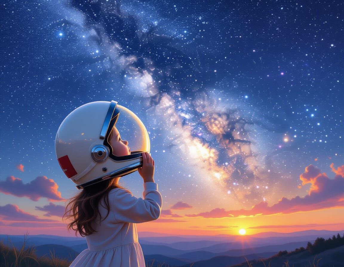 When I grow up I want to travel to the stars!  by @Andy