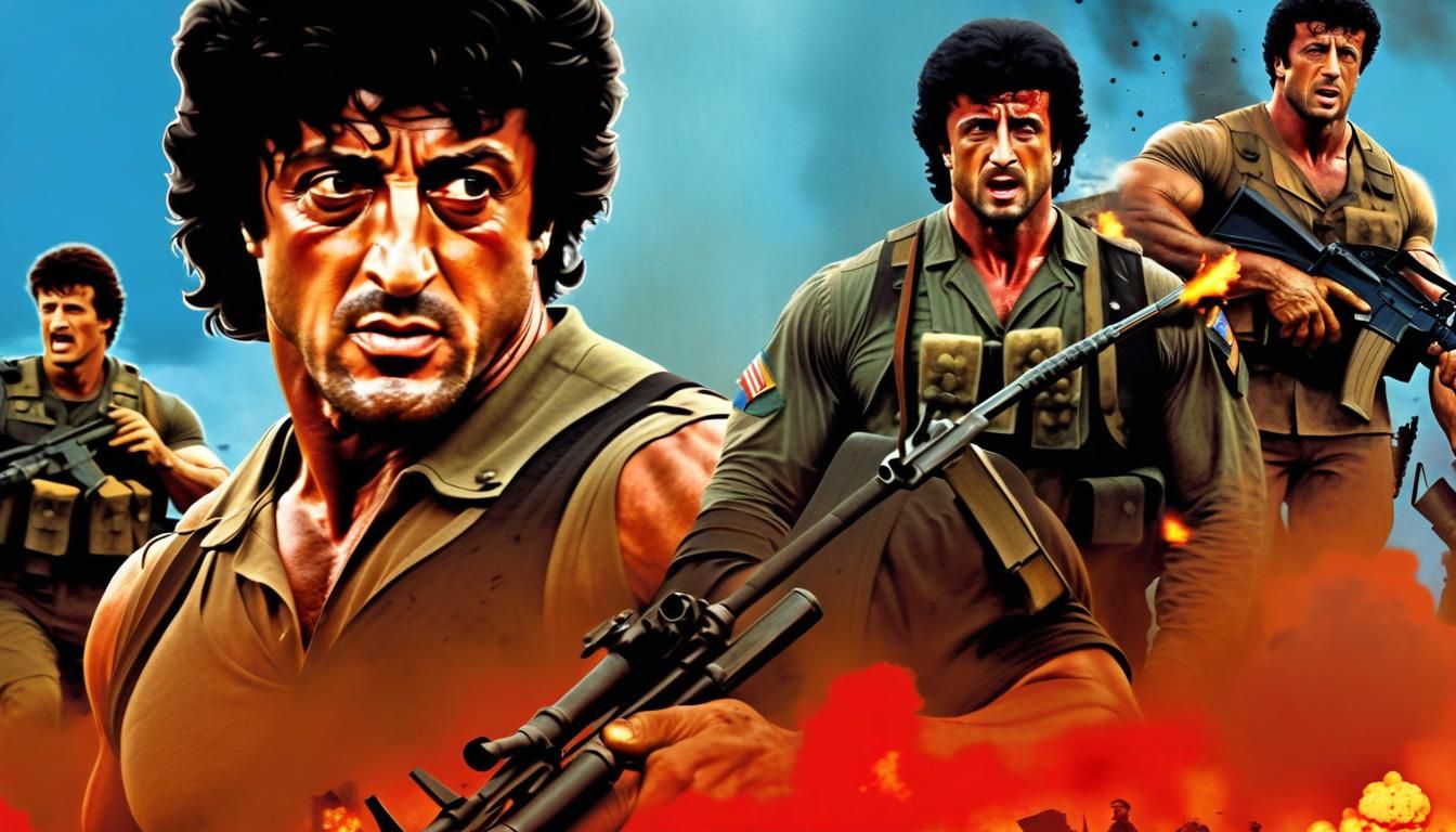 John Rambo #15 - AI Generated Artwork - NightCafe Creator