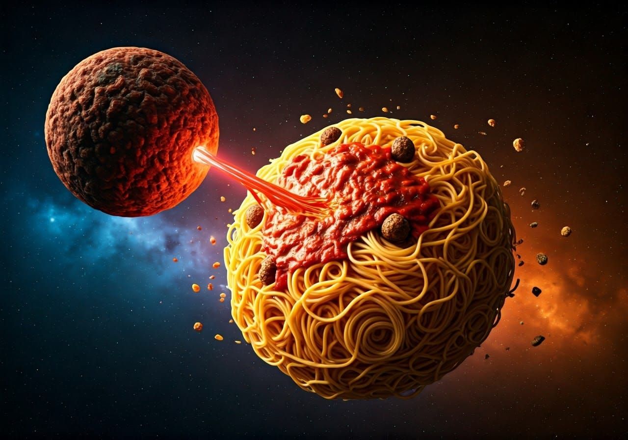 Spaghetti Wars  by @Bokarosan