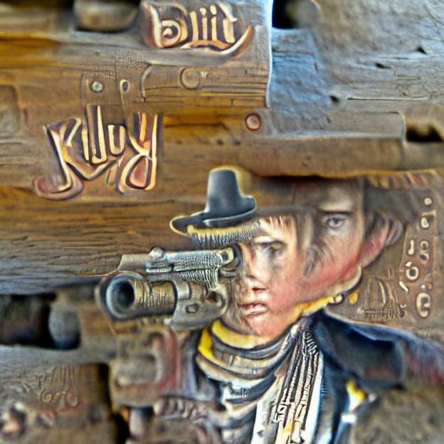 Billy the Kid up close in high detail