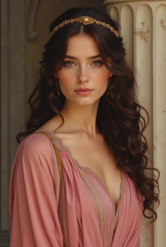 Lostlander girl classical portrait v2