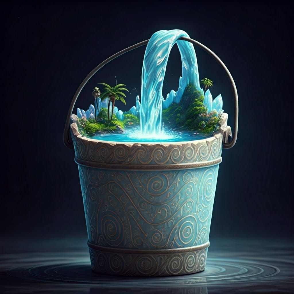 Enchanted Bucket of Luminous Wonders