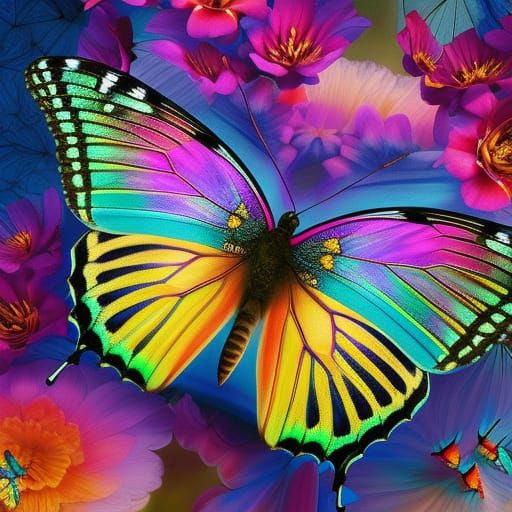 Butterfly - AI Generated Artwork - NightCafe Creator