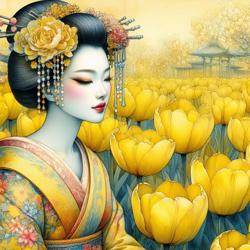 Geisha Lady & Tulip