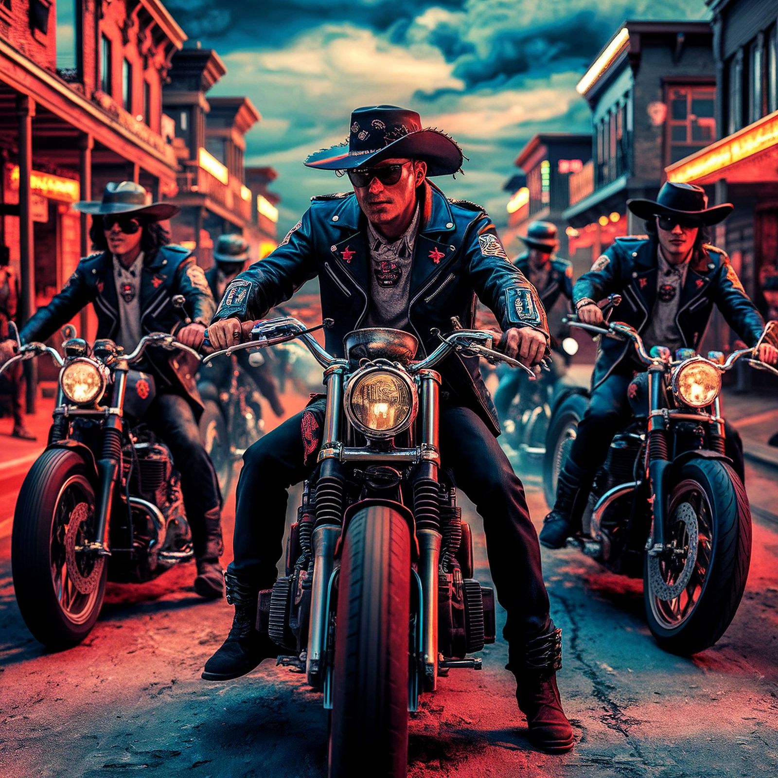 THE RIDERS OF THE STORM.