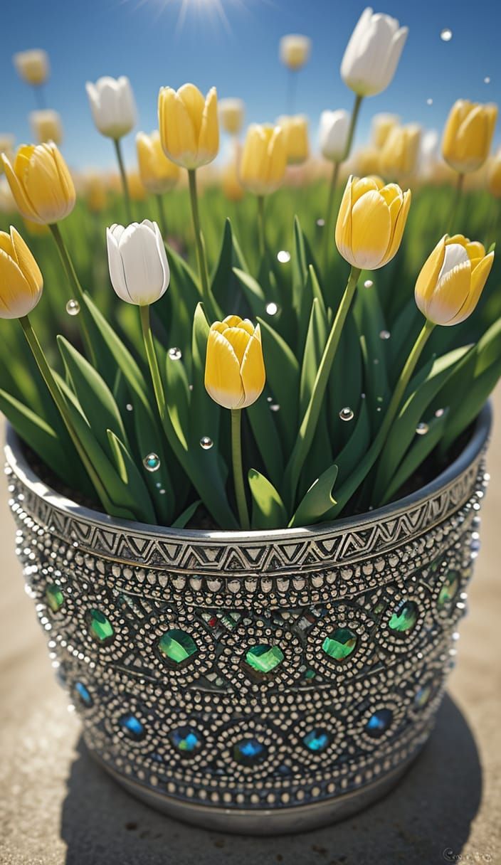 Tulips and jewels 