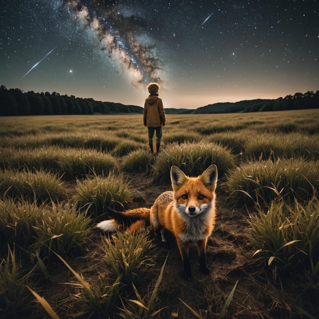 The little fox   by @Aibot 