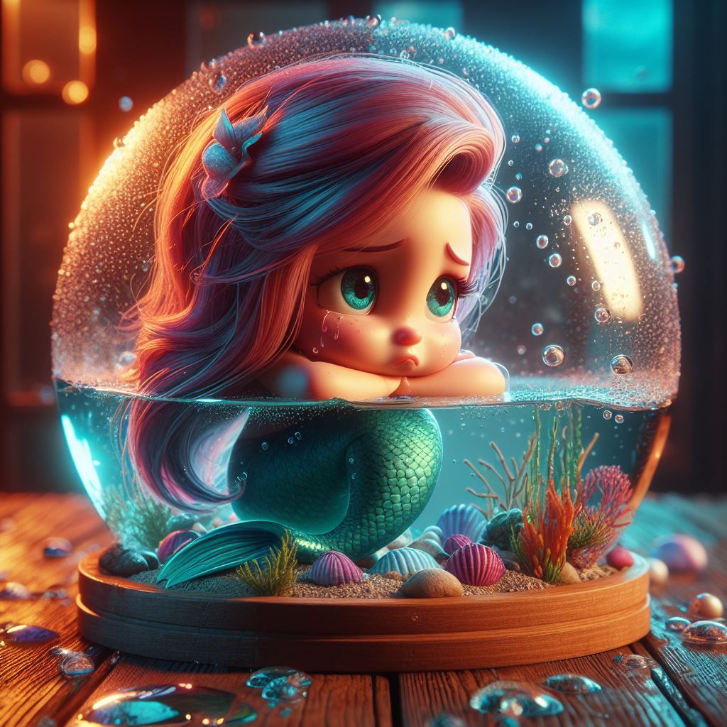 Little mermaid in trouble #1