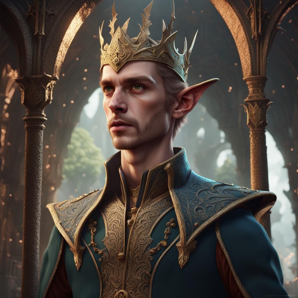 Elf king AI Generated Artwork NightCafe Creator