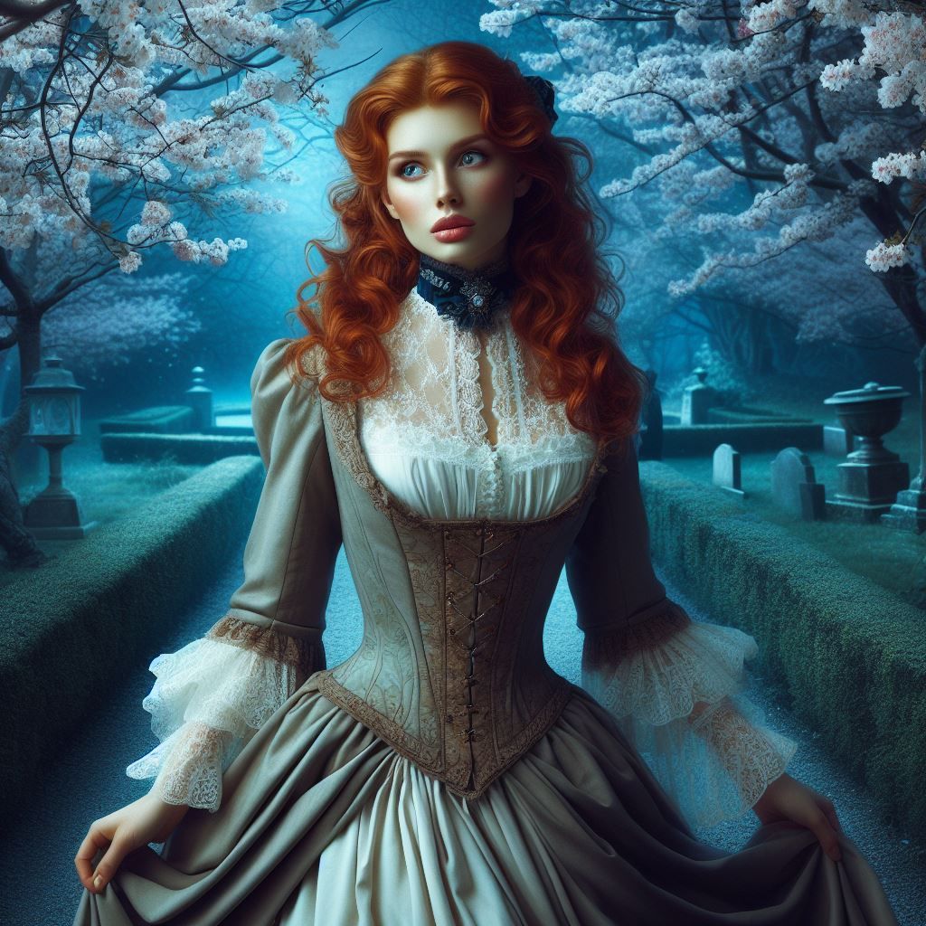 <lora:ANTONIA:1.0> Beautiful Red Haired Victorian Woman Walking the Garden at Midnight
 
