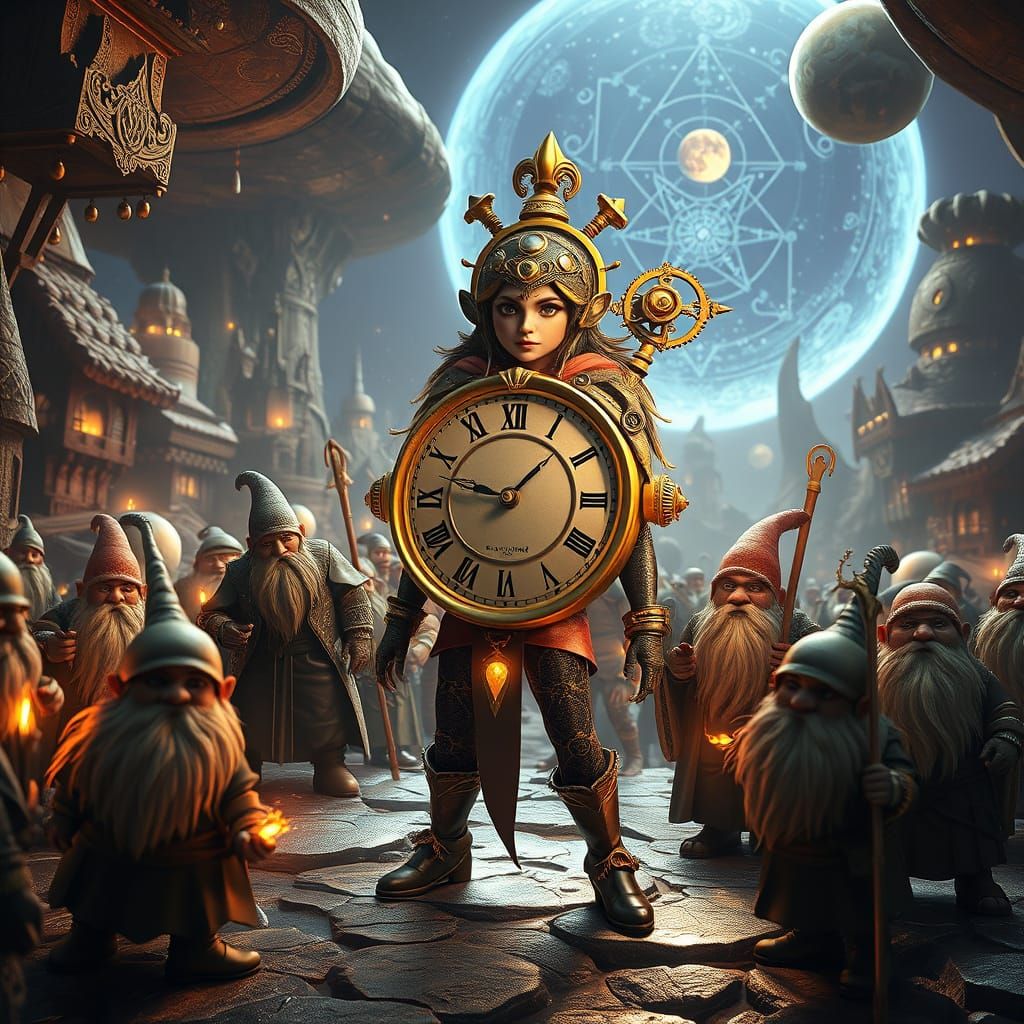 Miss minutes and the time - Timeless Clockwork Heroines in a...