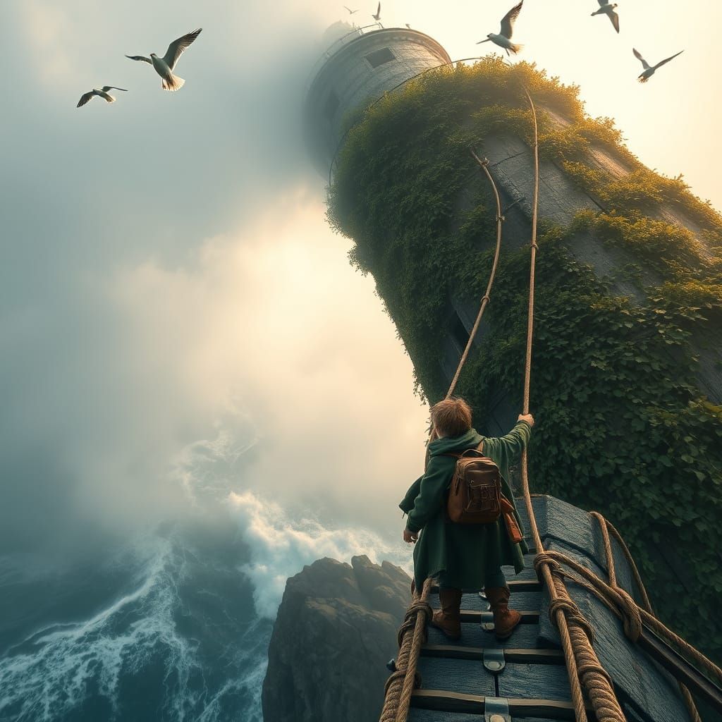 Climb of the Brave: Into the Foglight Tower  by @RC