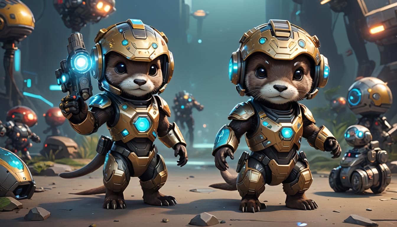 Band of Otters 2: The Ottering  by @Rotator