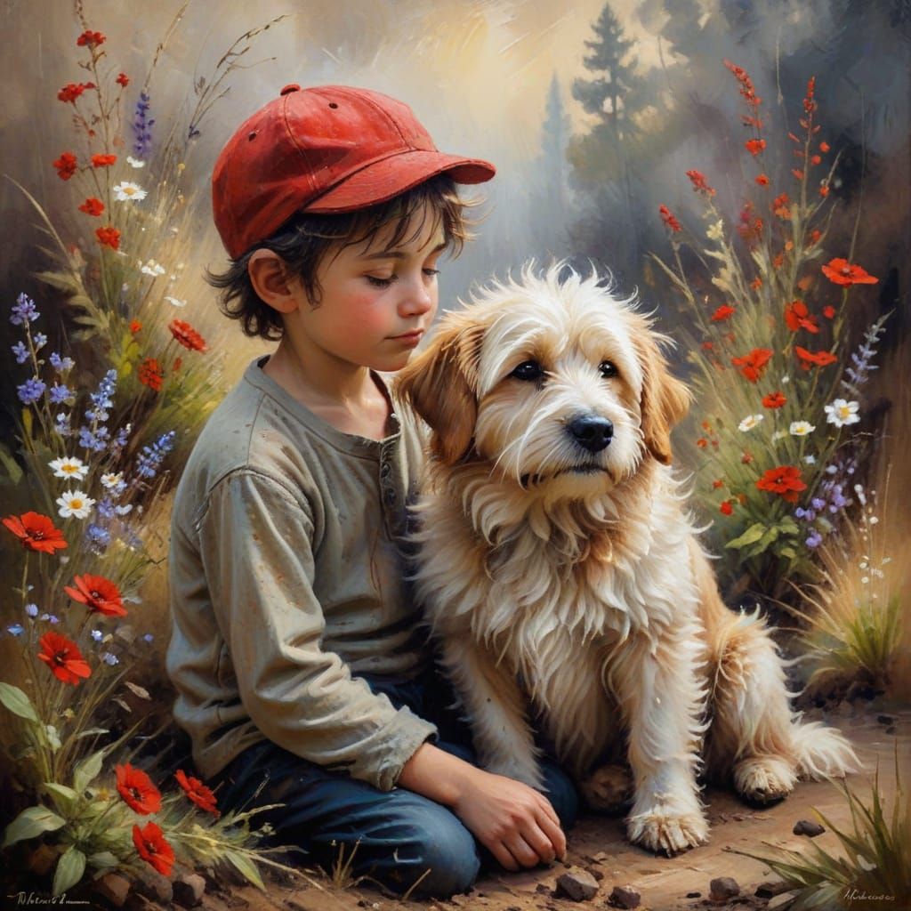 Tenderness 🐶🐶  by @Scratch_21