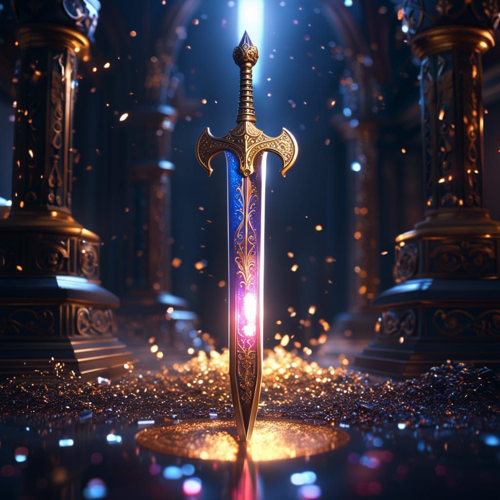 Glitter Sword  by @ASVALT