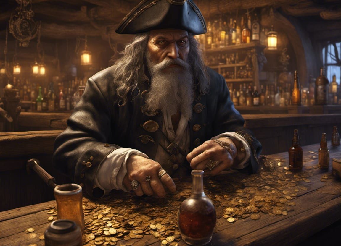 The Pirates' Booty Tavern  by @nightmareangel