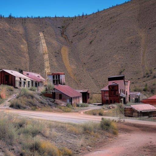 abandoned mining town