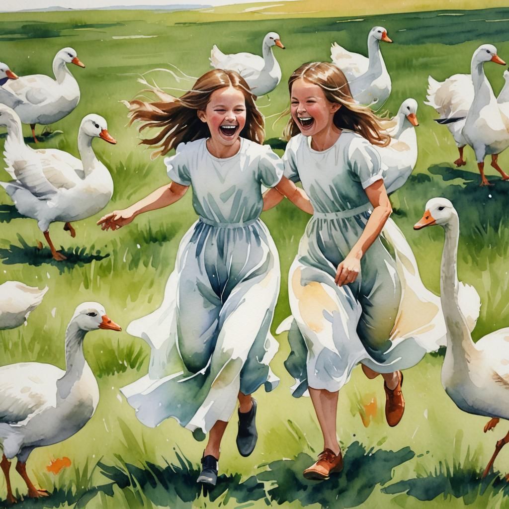Fun in the Goose Yard