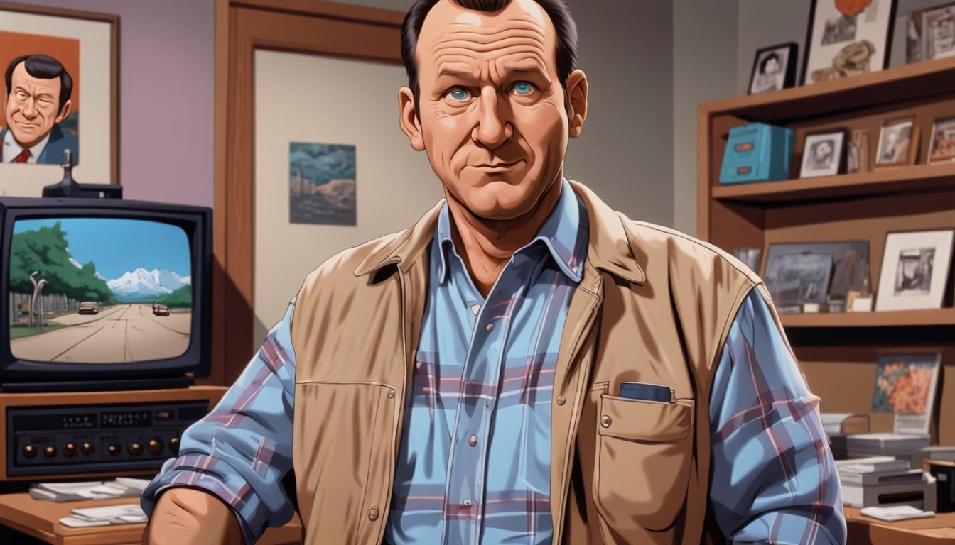 Japanese Al Bundy Cartoon - AI Generated Artwork - NightCafe Creator