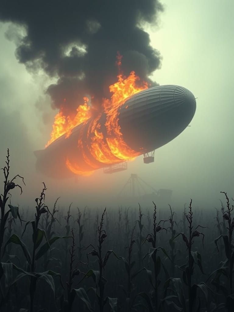 "It never lands... It is a bloated corpse of the skies"