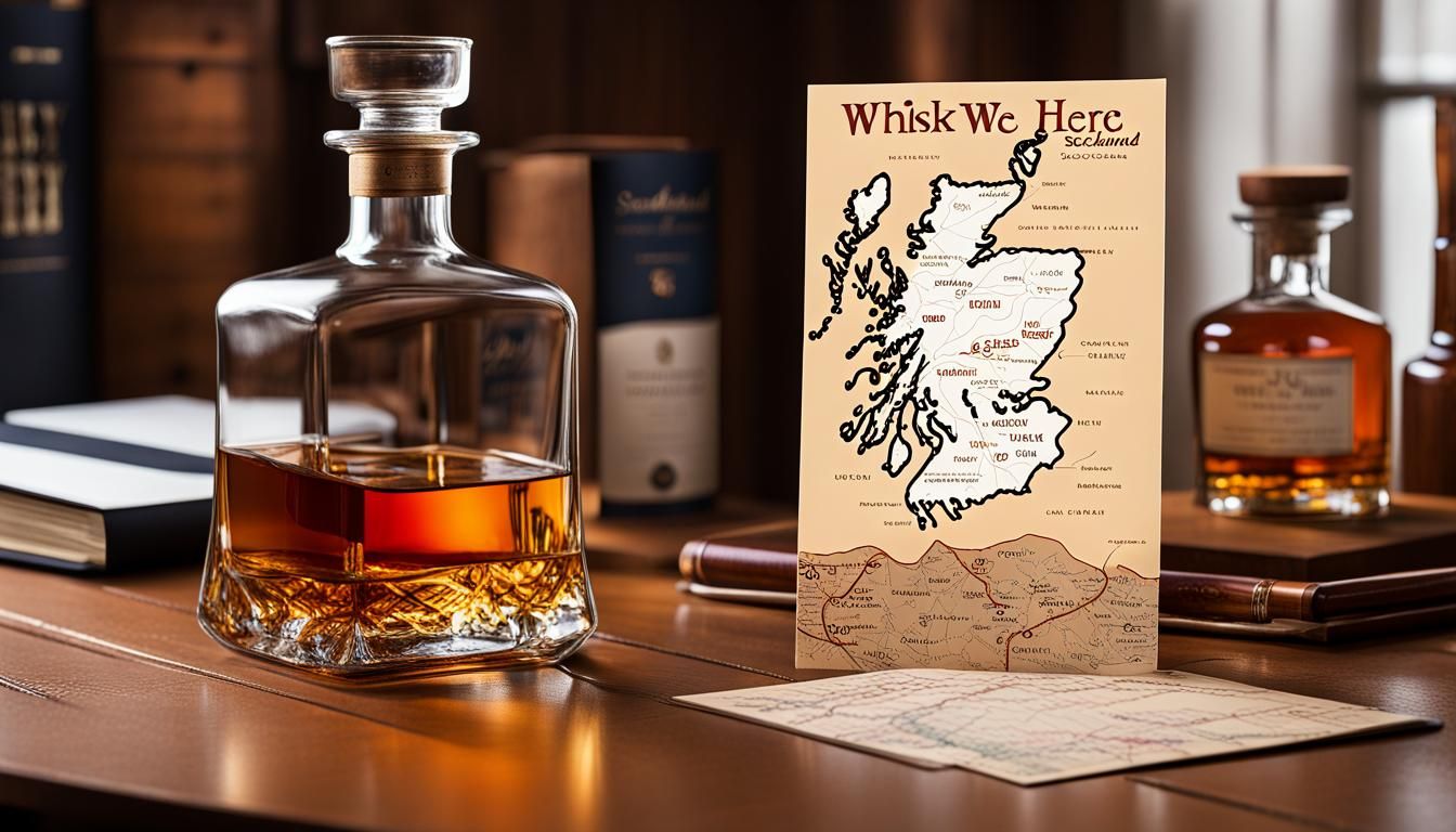 "Whisky We're Here!" Postcards from a friend visiting Scotland AI
