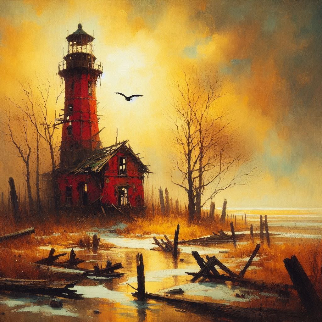 Waves and Whispers: Remnants of Coastal Days  by @Uwork