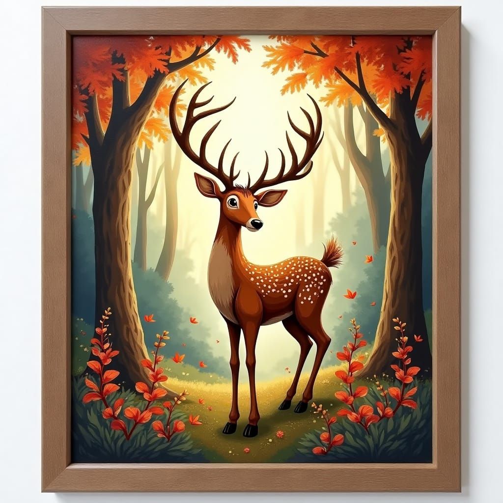Portrait of the deer