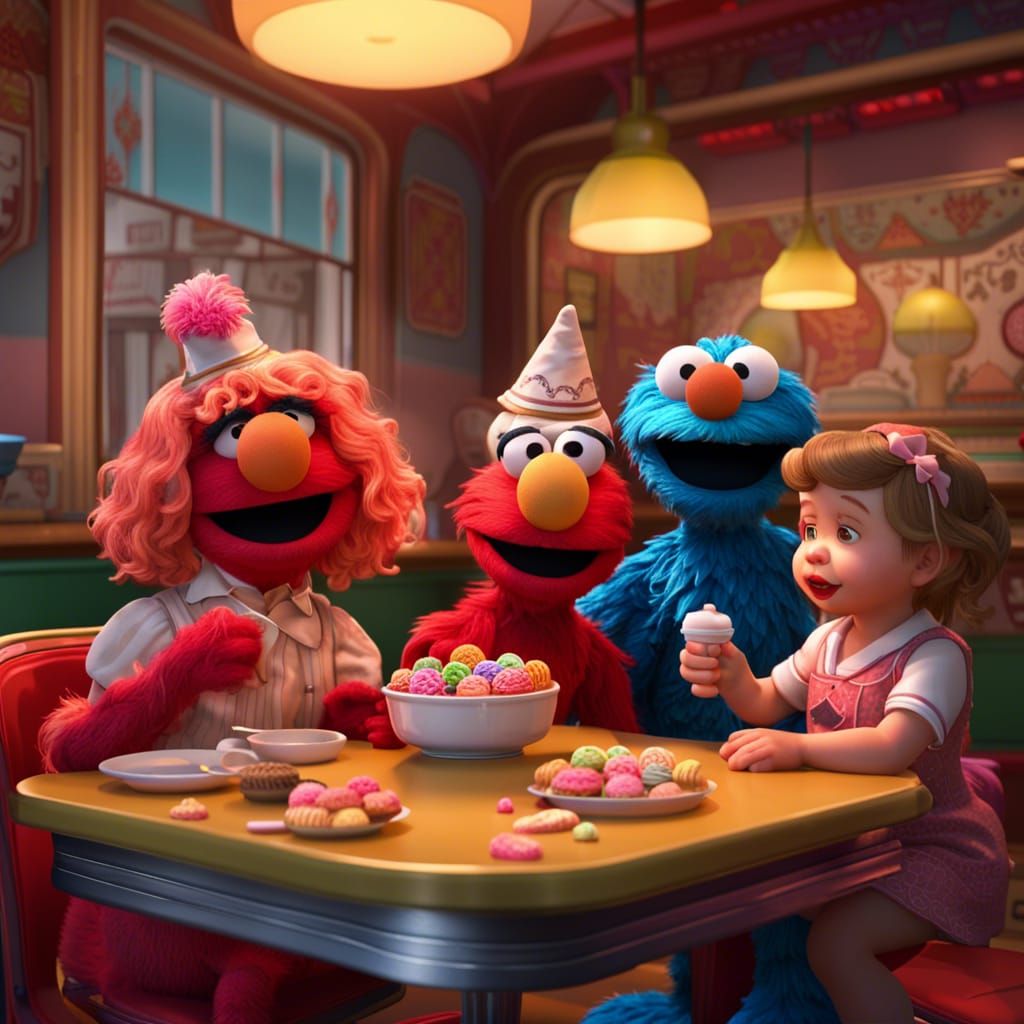 Get together with the Cutest Sesame Gang