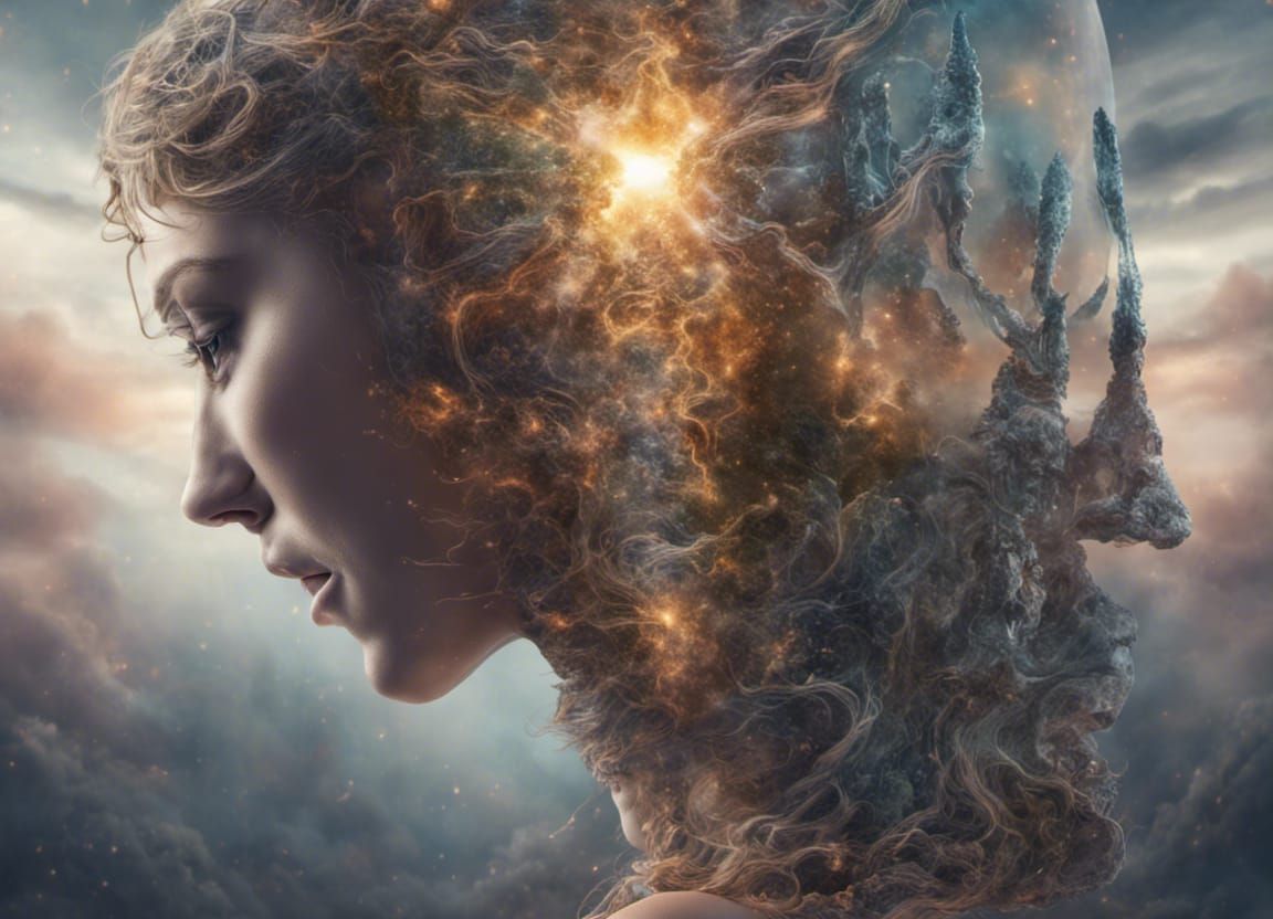 Consciousness creating reality  by @Inspired creative creations