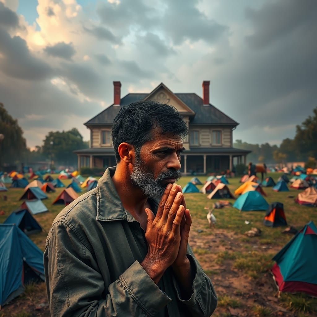 prayer for the homeless  by @Michael Hendrickson