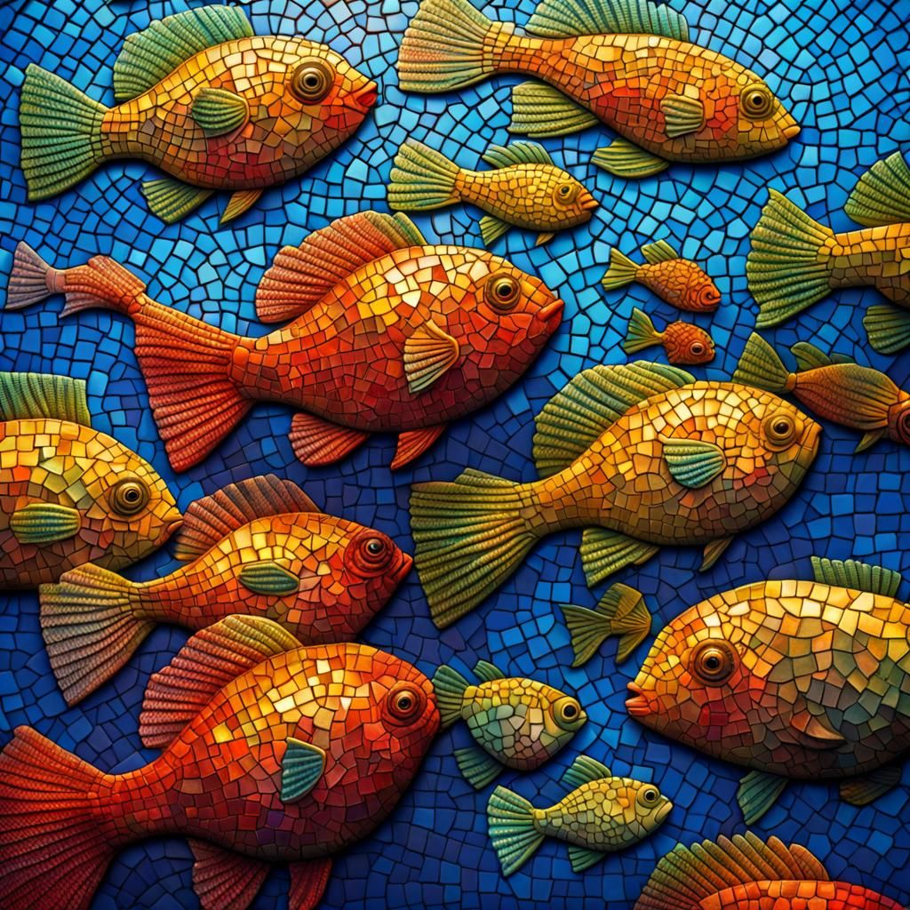 Mosaic Fish  by @Oceana
