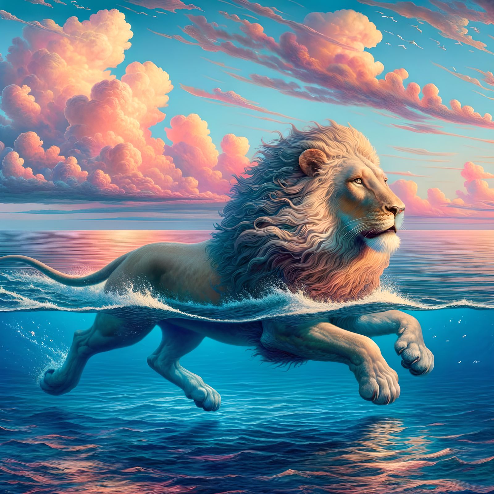 Sea Lion… - AI Generated Artwork - NightCafe Creator