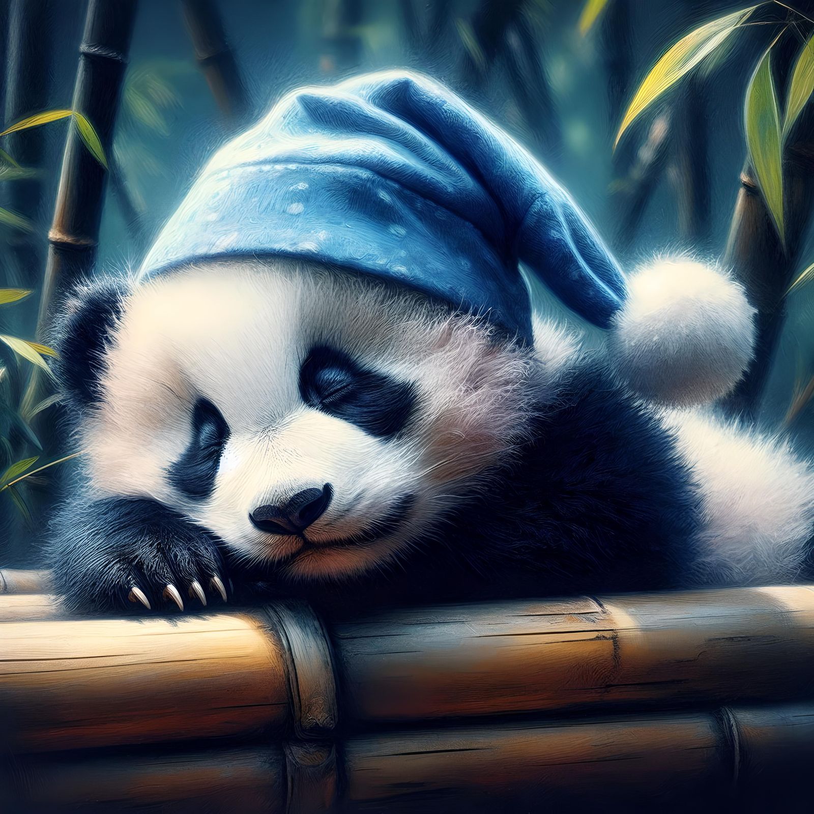 Sleeping Panda - when you play all out, you sleep all out 😁...