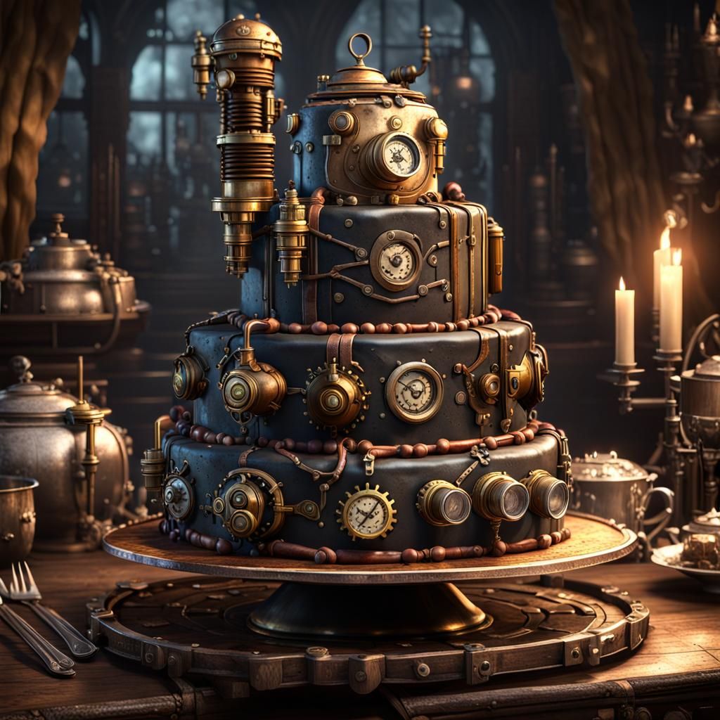 Steampunk cake