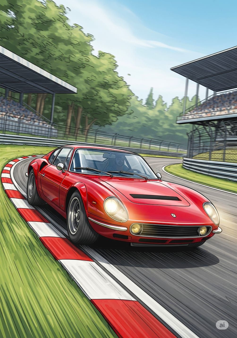 Italian Sports Car, Track Day #3