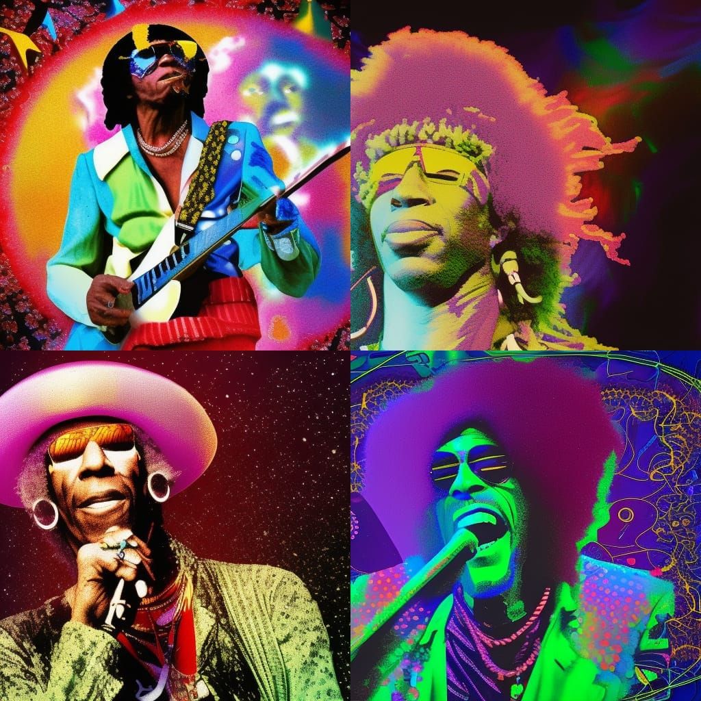 sly stone on stage at woodstock