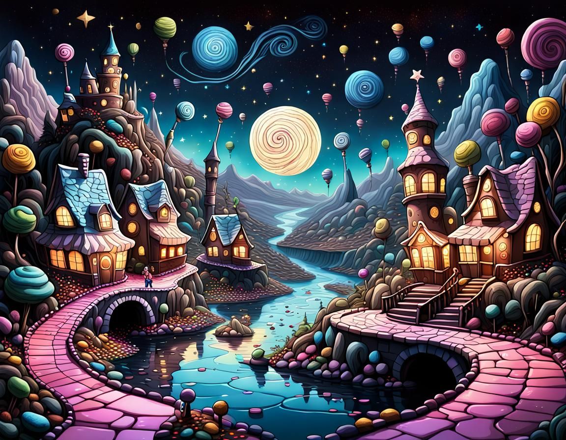 candy land - AI Generated Artwork - NightCafe Creator