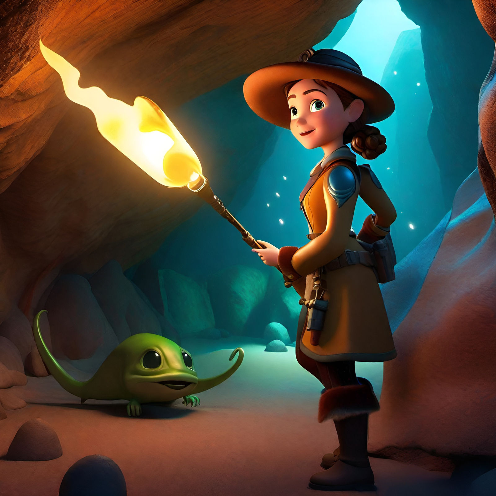 Cave exploring!