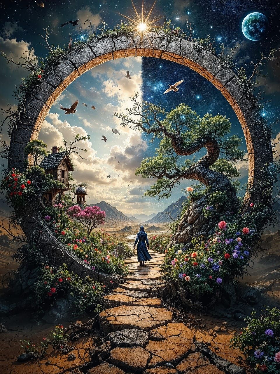 Worlds within worlds   by @AI-RT