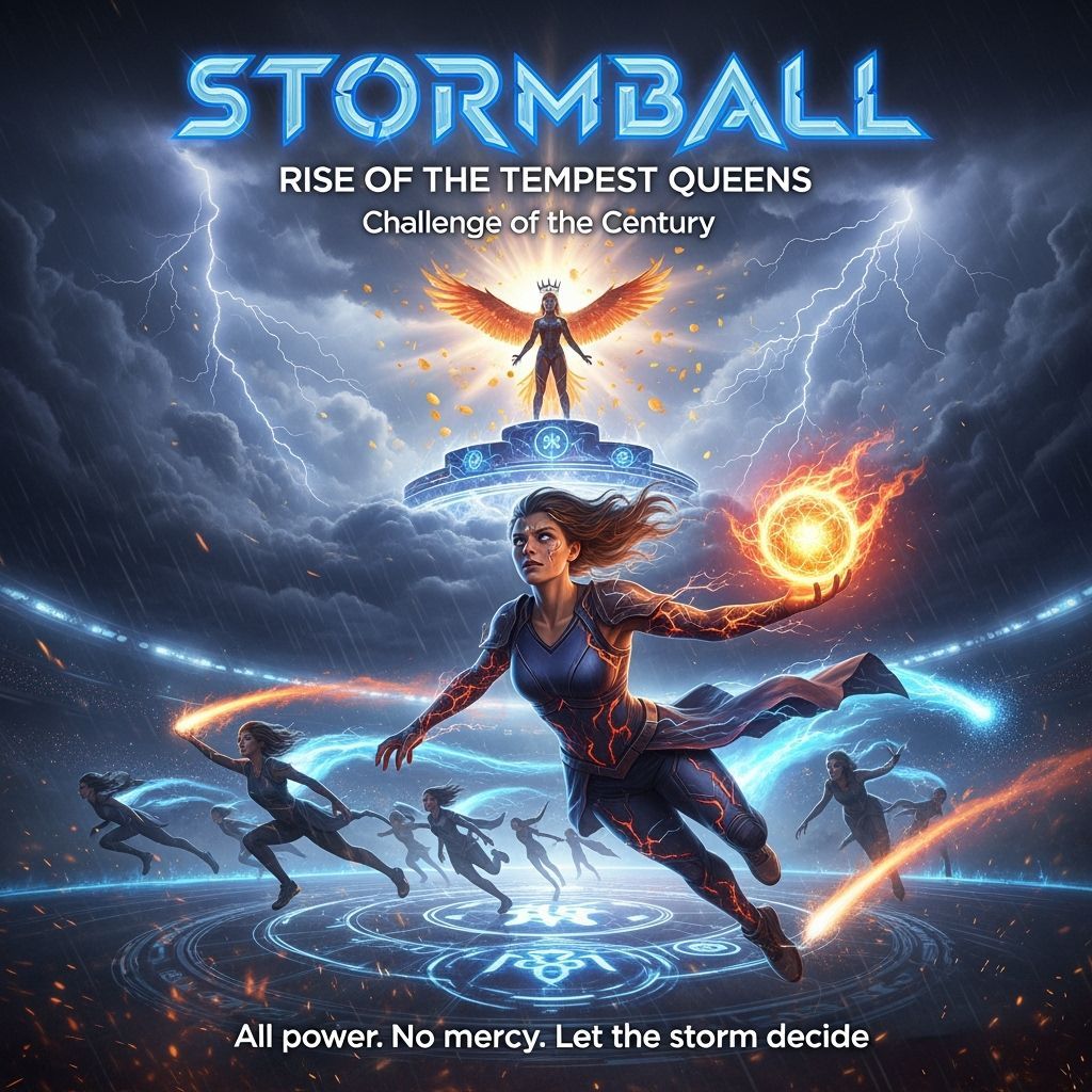 ⚡STORMBALL⚡  Sports Poster  by @KrisB