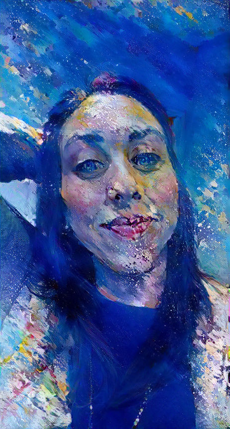 Washed in blue